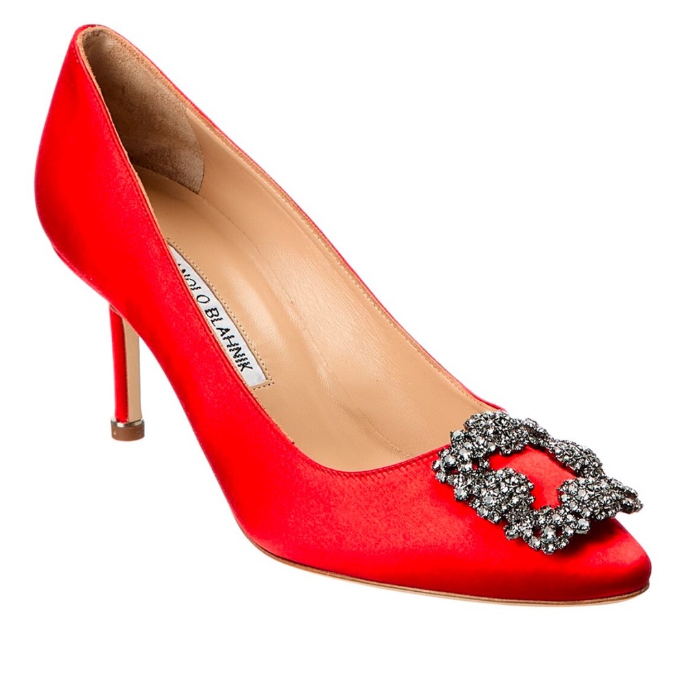 Manolo Blahnik Hangisi 70 Satin Pump